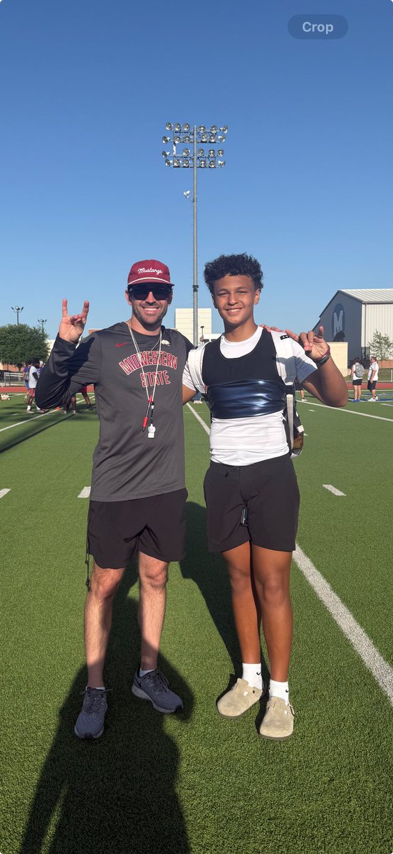 Camren Phillips (@camren3phillips) on Twitter photo #AGTG after a great camp and conversation with <a href="/CoachKirkBryant/">Kirk Bryant</a> I am #Blessed to say I have received my first offer to <a href="/MSUTexasFB/">Midwestern State Football</a> #StangGang
<a href="/CoachWeltonJ/">Coach Johnson</a> <a href="/LSOCFootball/">LSOC Football</a> #AGTG after a great camp and conversation with <a href="/CoachKirkBryant/">Kirk Bryant</a> I am #Blessed to say I have received my first offer to <a href="/MSUTexasFB/">Midwestern State Football</a> #StangGang
<a href="/CoachWeltonJ/">Coach Johnson</a> <a href="/LSOCFootball/">LSOC Football</a>