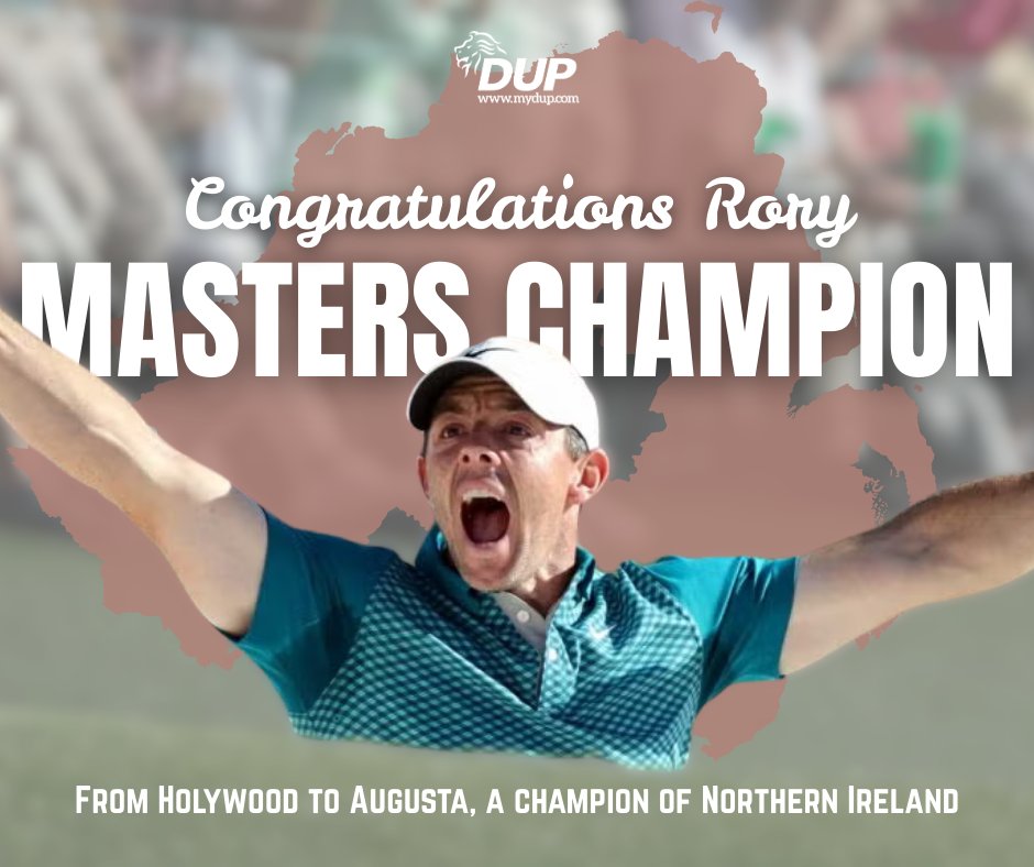 Congratulations Rory!