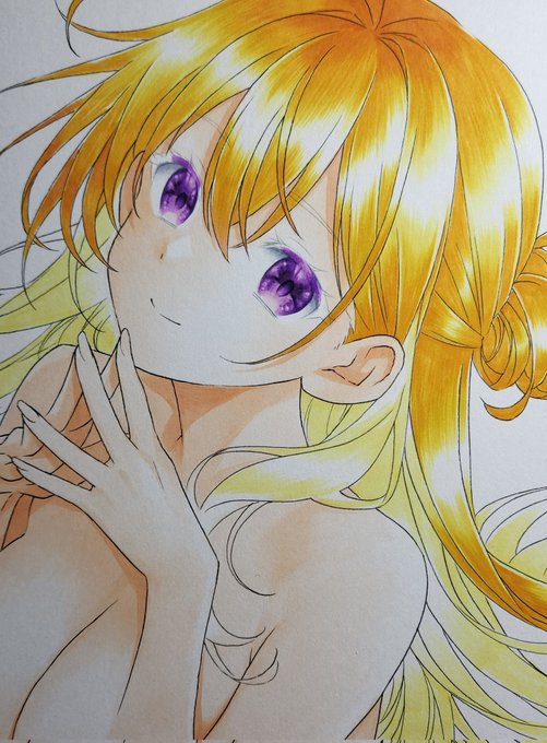 おはようございます☀今日はこの子塗ってゆきます。1番好きな色はオレンジです😍✨️ 