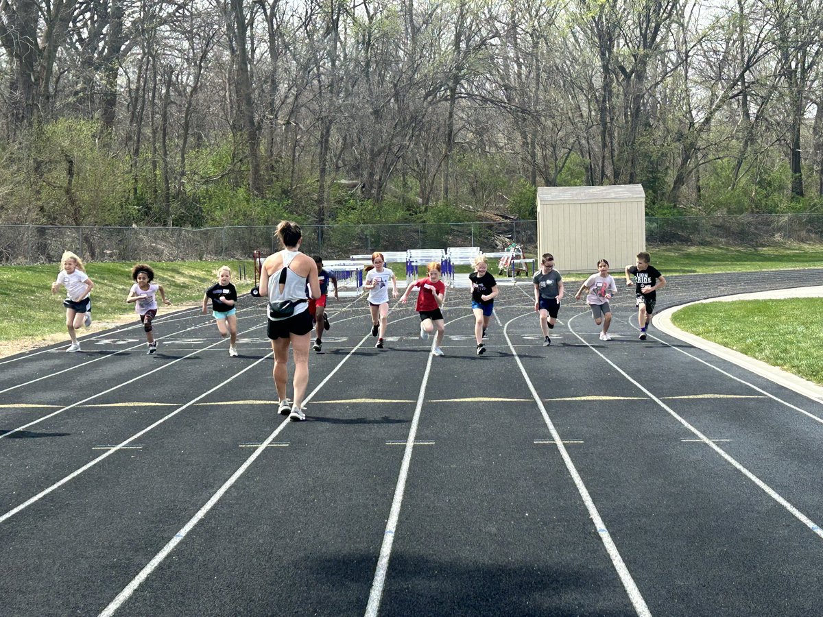 2025 Track season is underway for our track kids! Great first day on a beautiful day!