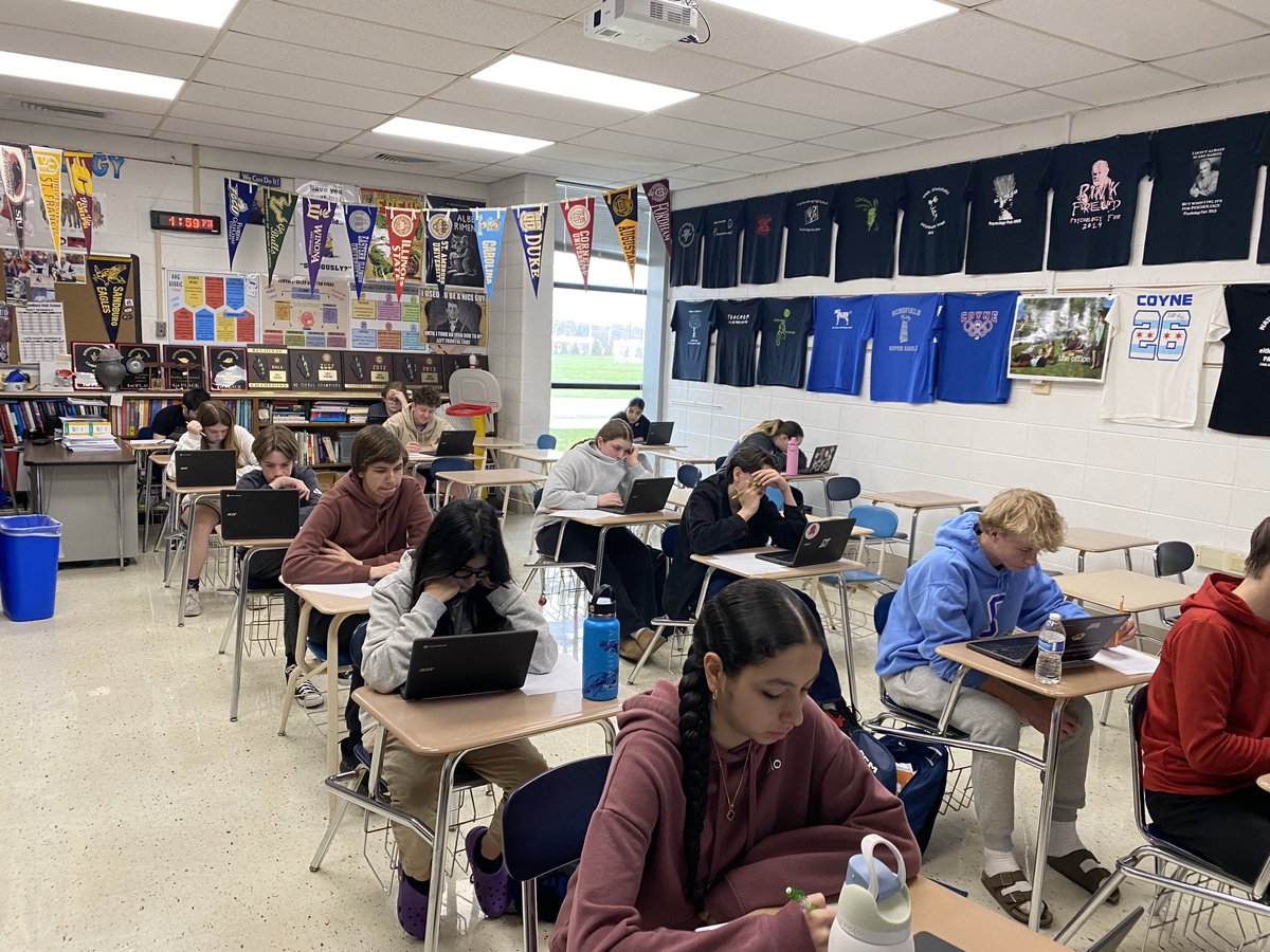 So proud of these amazing, dedicated, and hardworking students! Over 200 AP World students came in today to take the mock exam!  They are incredible.