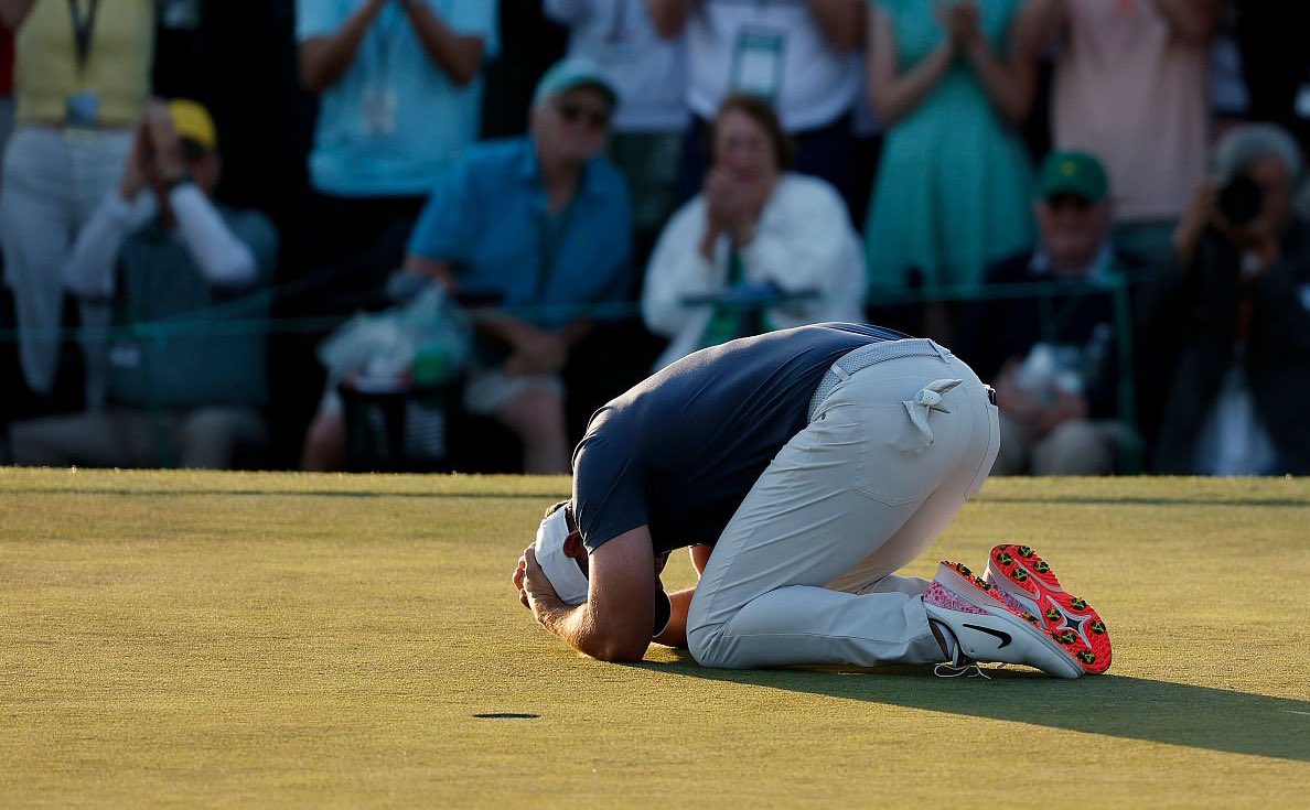 NUCLRGOLF's tweet photo. 🚨🏆⛳️ “I would say it was 14 years in the making going back to 2011. There was a lot of pent up emotion that came out on 18. I want to say hello to my mom and dad back home in Northern Ireland.” https://t.co/tbI3uRKpMt