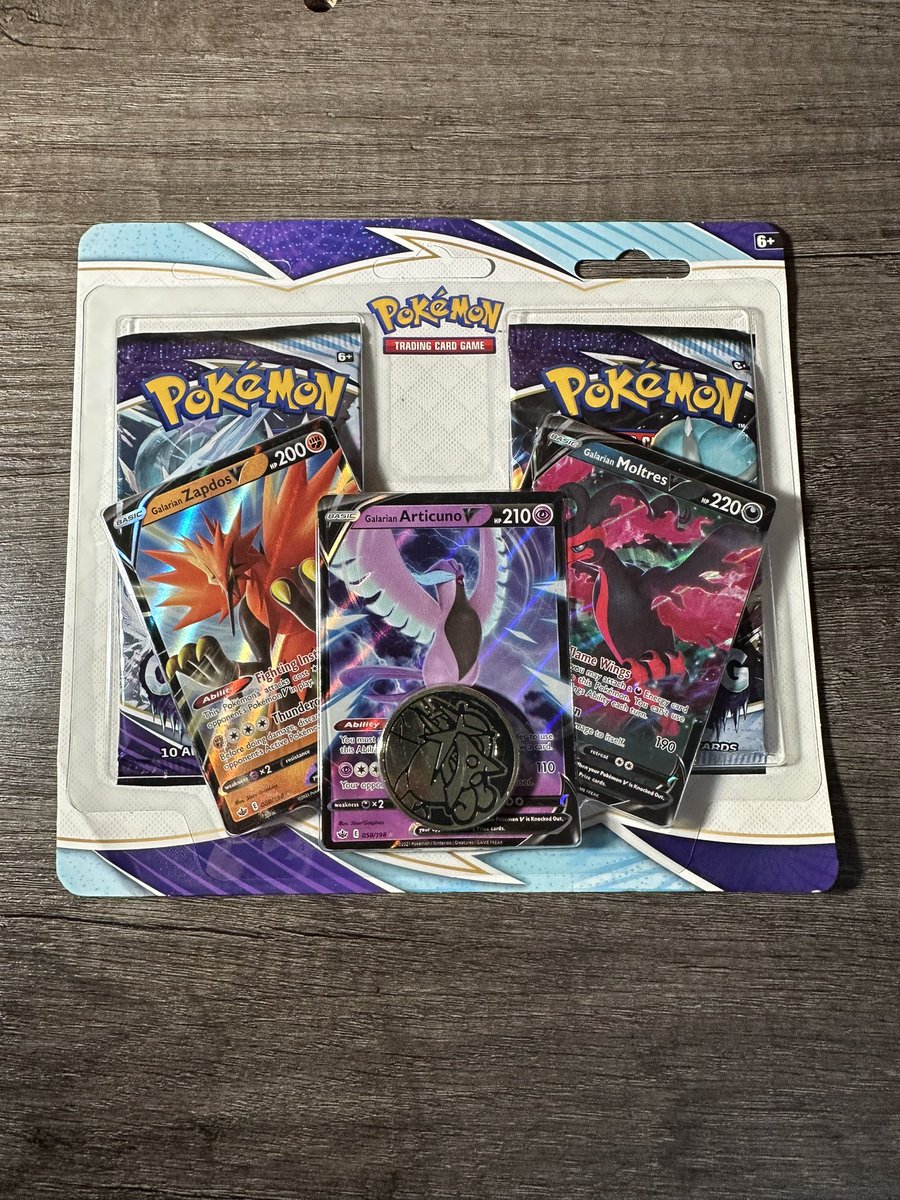Unbreakablestcg's tweet image. 🚨 Giveaway 🚨

We are giving this CHILLING REIGN 2 PACK BLISTER to one of you!! 🔥 Which Galarian bird is your favorite ⚡️

How to enter:
✅ Follow @Unbreakablestcg 
✅ Comment on this post
✅ Retweet this post

Winner will be picked on 04/20