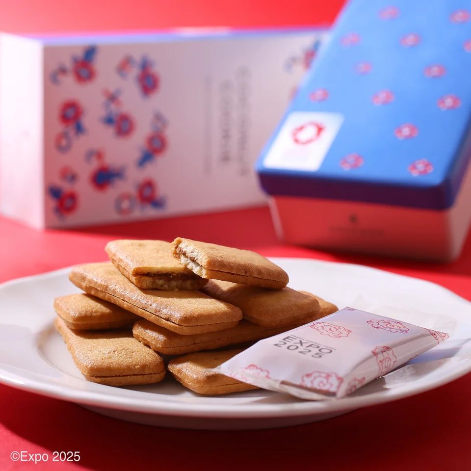 大阪・関西万博／ 限定デザインのクッキー缶のご紹介です✨ 昨日ついに