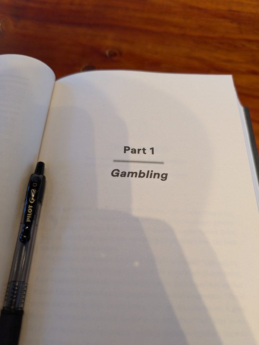 On my desk right now: On The Edge, the latest dispatch from the River. <a href="/NateSilver538/">Nate Silver</a>
#nateSilver #riverian #theRiver #plusEV