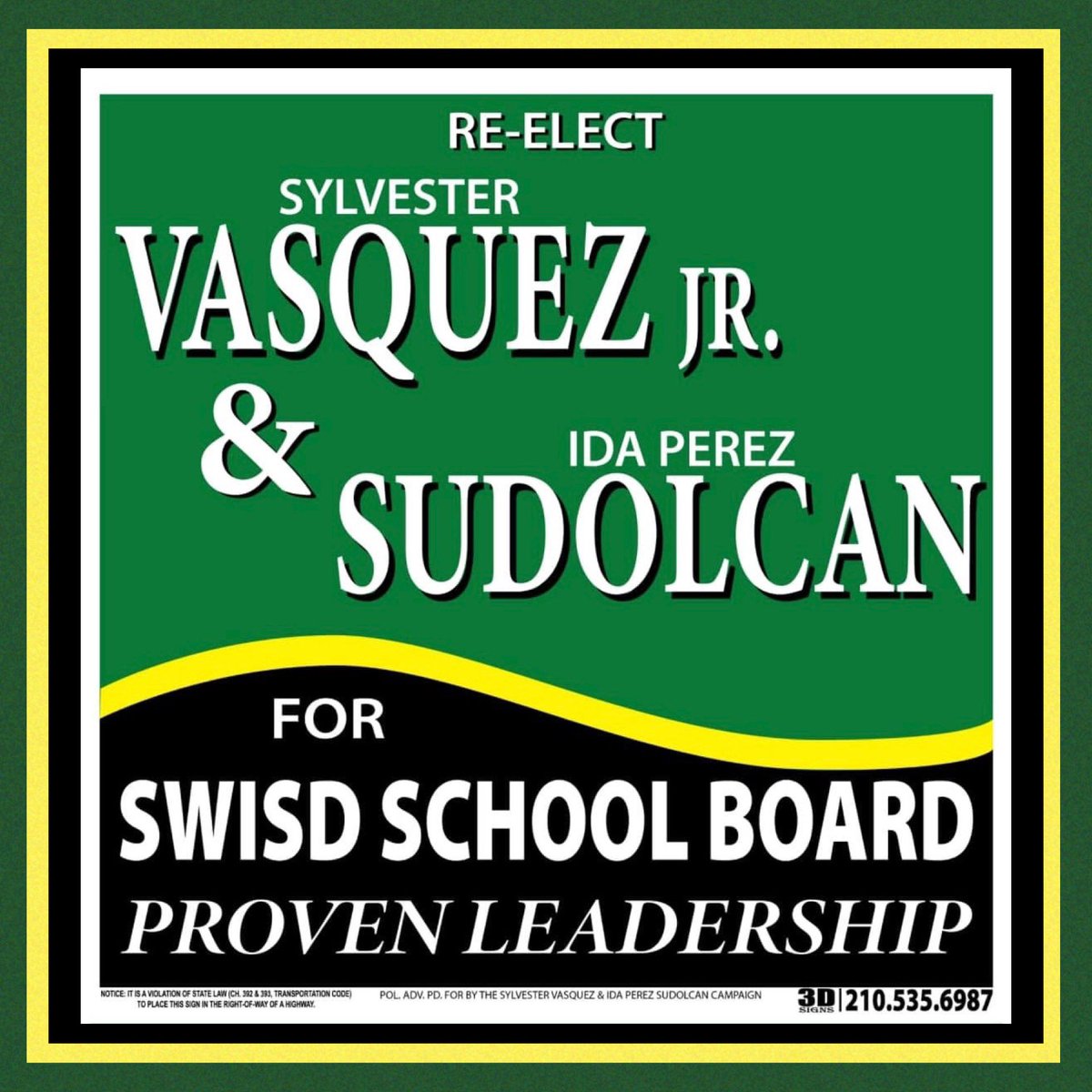 Southwest ISD School Board Elections fast approaching. Choose Proven Leadership! Early Voting April 22-29. Election Day May 3, 2025. #southweststrong
#sudolcanvasquez
