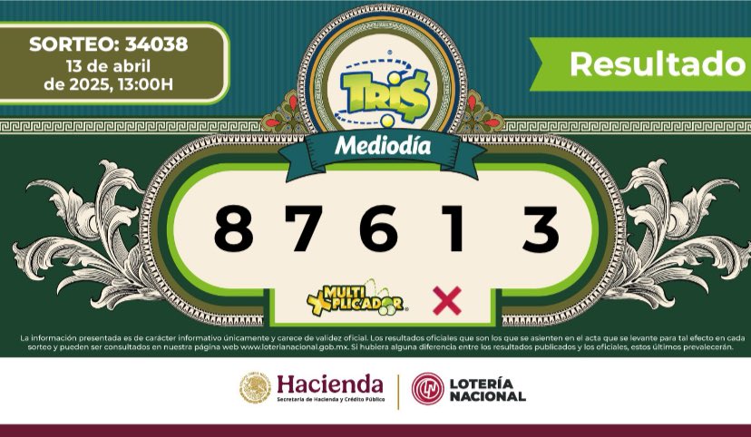 Lotería Nacional tweet media