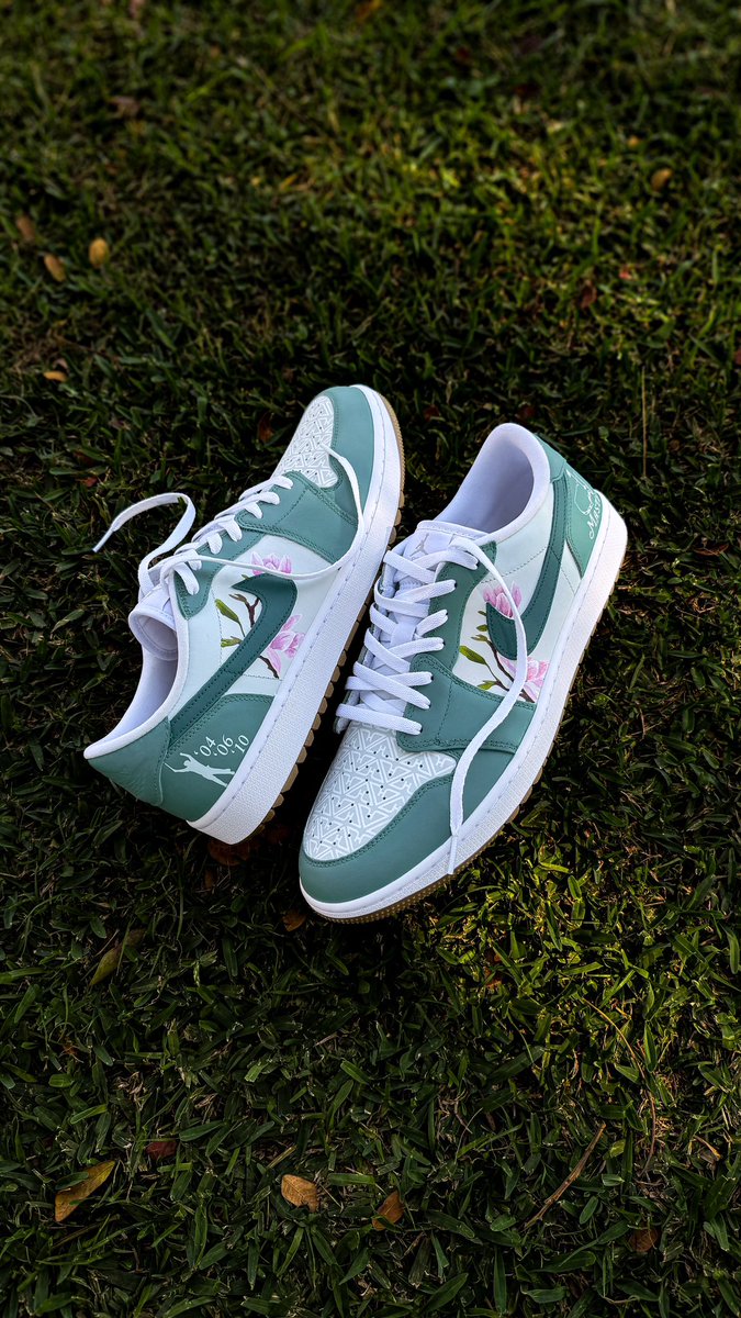 jamesdevos's tweet image. I still can’t get over this 🔥 one of the the coolest achievements in my sneaker career. Thank you to all who made it happen #TheMasters2025