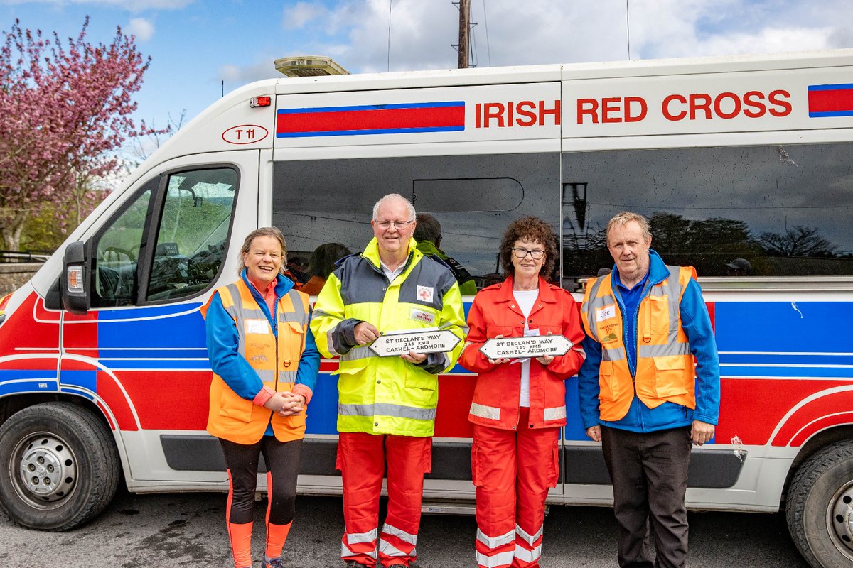 After almost 30 years of voluntary service, the Red Cross team of Pat Cummins and Pearl Sheehan from Clonmel have retired. They completed their last tour of duty with Knockmealdown Active this weekend, having worked on the St Declan's Way events for over three years.