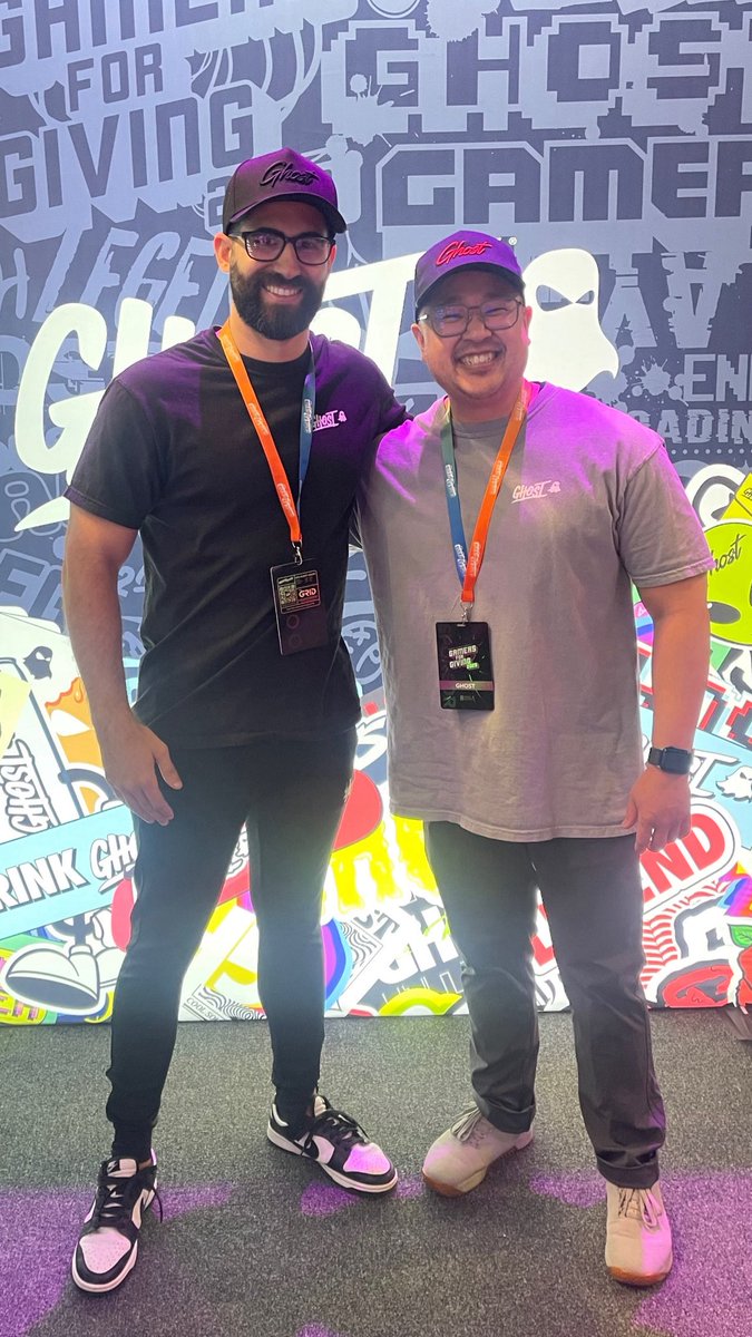 AndrewCalvino's tweet photo. 👻 @GhostLifestyle X @GamersOutreach  
GAMERS FOR GIVING has been such an incredible experience! https://t.co/tcXoeljLli