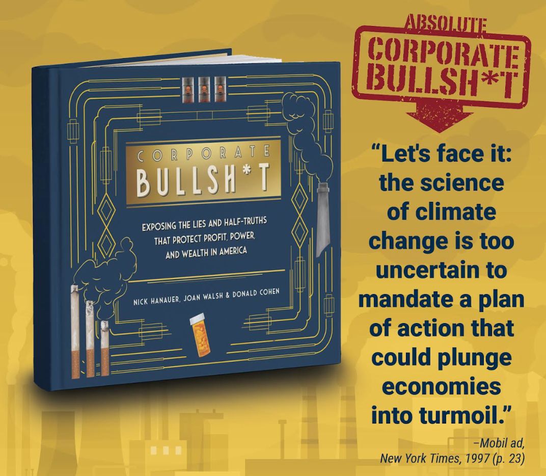 🚨 New rule: If a billionaire claims it will “hurt the economy,” it likely benefits the people.

Corporate Bullsh*t illustrates how the wealthy have historically cried wolf to obstruct progress.

This book = your BS detector! 
buff.ly/COj3CRf