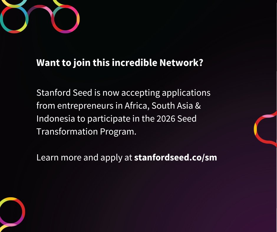 Mutie Mule (@mutiemule) on Twitter photo Grateful to have attended the <a href="/StanfordSeed/">Stanford Seed</a> Network Summit in Cape Town, South Africa, last week; it was an inspiring few days of learning, connection, and growth.
Huge thanks to the Seed Network team for organizing a fantastic summit and to the Stanford University Graduate Grateful to have attended the <a href="/StanfordSeed/">Stanford Seed</a> Network Summit in Cape Town, South Africa, last week; it was an inspiring few days of learning, connection, and growth.
Huge thanks to the Seed Network team for organizing a fantastic summit and to the Stanford University Graduate