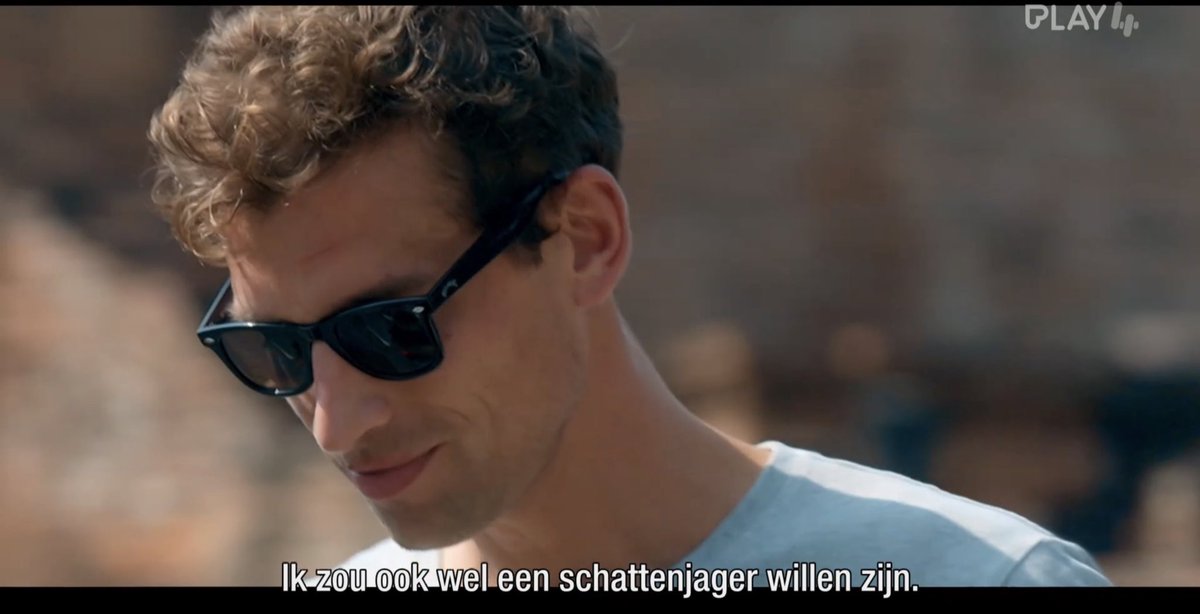 "Ik zou ook wel een schattenjager willen zijn… maar mijn grootste vondst tot nu toe is een oude friet onder een bank.”  #demol