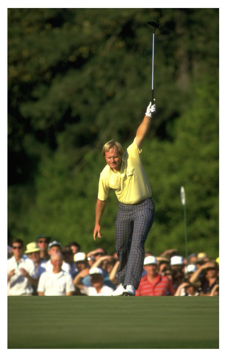FlagBag Golf Co. (@flagbaggolf) on Twitter photo The Story of each of Jack Nicklaus’ Favorite 5 wins: Jack had missed 3 of 7 cuts leading up to the 1986 Masters and had withdrawn from 1 event. But, he was not done yet!! In a weekend and back nine on Sunday out of a Fairytale, Jack won his 6th Green Jacket at 46. <a href="/BusterPosey/">Buster Posey</a> The Story of each of Jack Nicklaus’ Favorite 5 wins: Jack had missed 3 of 7 cuts leading up to the 1986 Masters and had withdrawn from 1 event. But, he was not done yet!! In a weekend and back nine on Sunday out of a Fairytale, Jack won his 6th Green Jacket at 46. <a href="/BusterPosey/">Buster Posey</a>