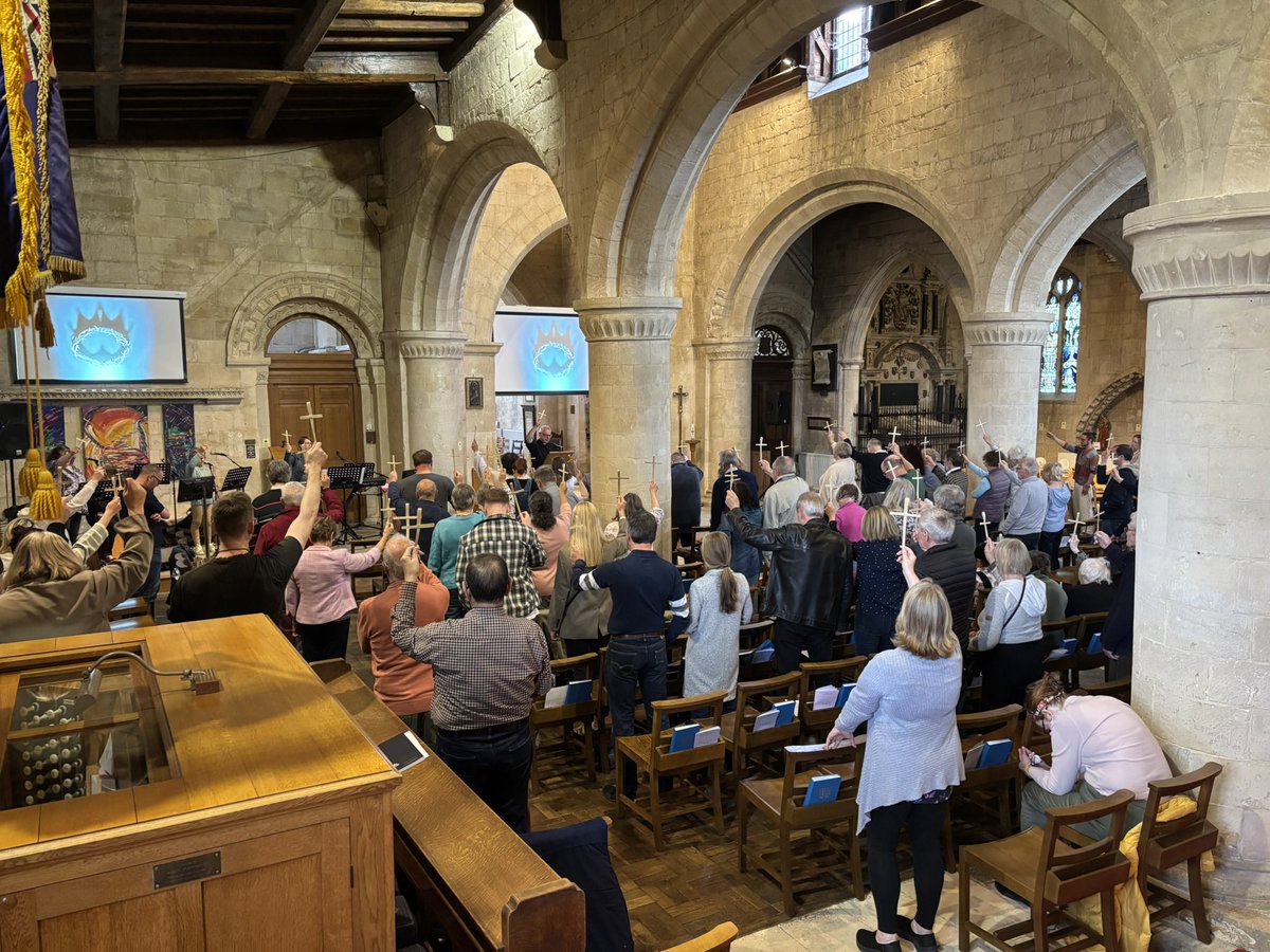 A glimpse at Palm Sunday in Bishops Cleeve.