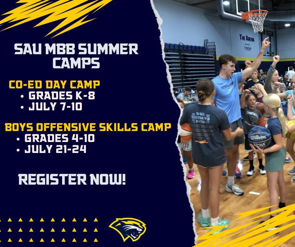 We are excited to host our youth summer camps again! Online registration is live!

Register now: saucougars.com/sports/2020/6/…