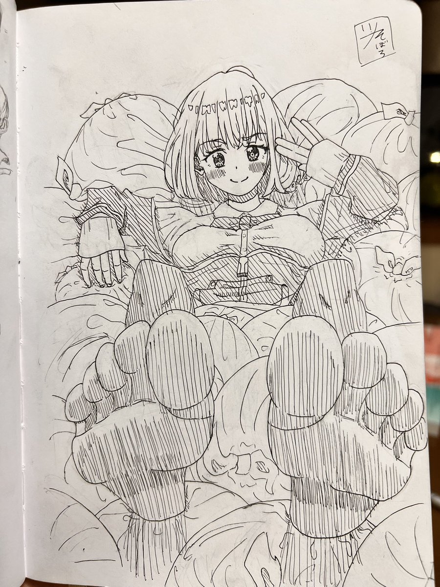 Ekakusoboro's tweet image. ゴミ山の王のアカネ様