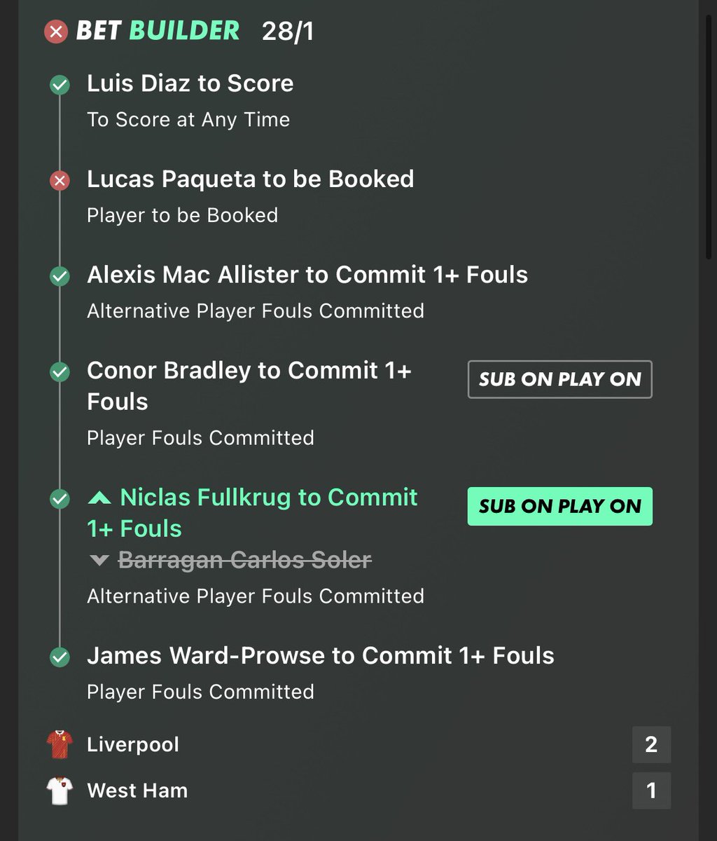 Scandalous <a href="/bet365/">bet365</a>
<a href="/paddypower/">Paddy Power</a> Opta Stats and <a href="/SkySports/">Sky Sports</a> acknowledge the Yellow Card but not Bet365