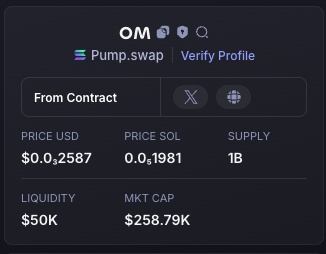 smolpepe69's tweet photo. what are the odds $OM on sol flipping the real @MANTRA_Chain $OM

BAzKD1YH44TtTbu8eKQ1SbCgjLSXq892Z8EctMjupump https://t.co/BD8GA7LQp5