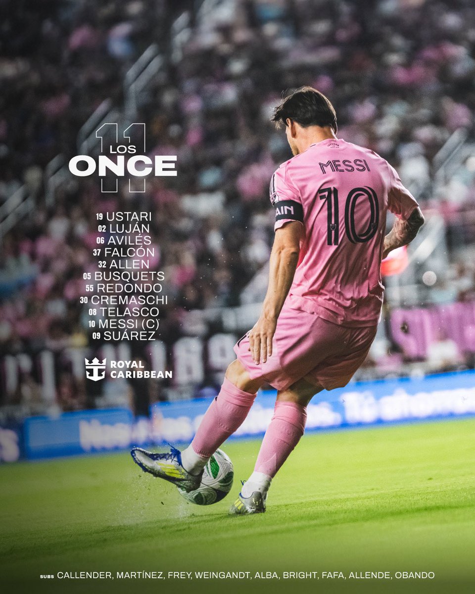 InterMiamiCF's tweet photo. This is how we take on Chicago 👊 https://t.co/vjKONBgnLW