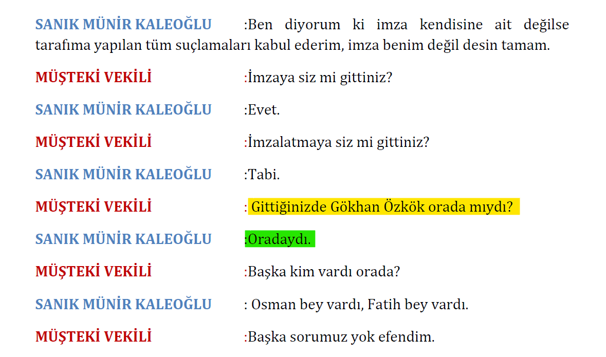 Gokhan_Ozkok's tweet photo. 4- Dördüncü Söz,
Kariyerinin en çılgın noter evrakını düzenleyen Başkâtip Sn.Münir KALEOĞLU’nda.
Münir Bey şu an "Resmî Belgede Sahtecilik" suçu kapsamında Sanık.
Adana 5.Ağır Ceza Mahkemesi’nde sorulara verdiği cevaplar şu şekildeydi.
* SEGBİS Kayıtları.
#FUPS
@RTErdogan https://t.co/u3DxAo7epf