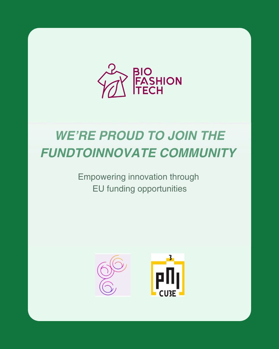 DrFabiolaPolli's tweet image. Just wrapped &quot;𝙐𝙣𝙙𝙚𝙧𝙨𝙩𝙖𝙣𝙙𝙞𝙣𝙜 𝙃𝙤𝙧𝙞𝙯𝙤𝙣 𝙀𝙪𝙧𝙤𝙥𝙚&quot; with @fundtoinnovate 🇪🇺 

Proud @PNICube winners diving into EU funding! 
Thanks @IF_Italia @HorizonEU, 𝗩𝗮𝗹𝗲𝗿𝗶𝗮 𝗣𝘂𝗹𝗶𝗲𝗿𝗶 &amp;amp; all teams!

 #BioFashionTech #EUfunding #HorizonEU #Innovation #PNICube