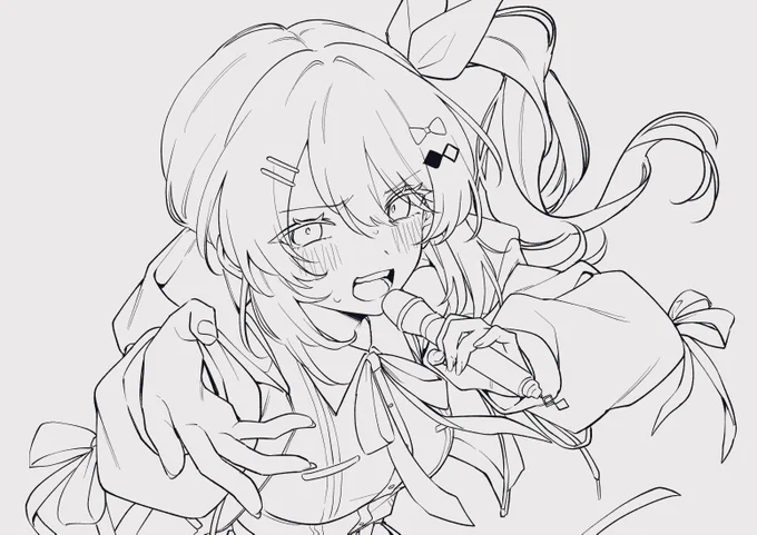お顔はこっちと悩んだけどこっちもすき🫵 
