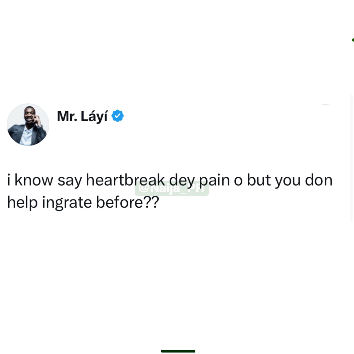 Naija tweet media