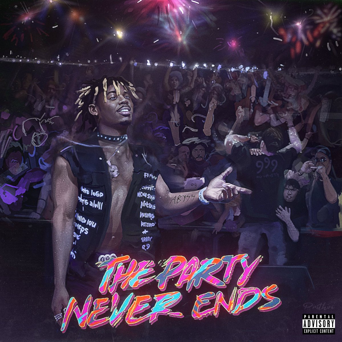 PrithviDesign's tweet image. Reimagined The Party Never Ends cover