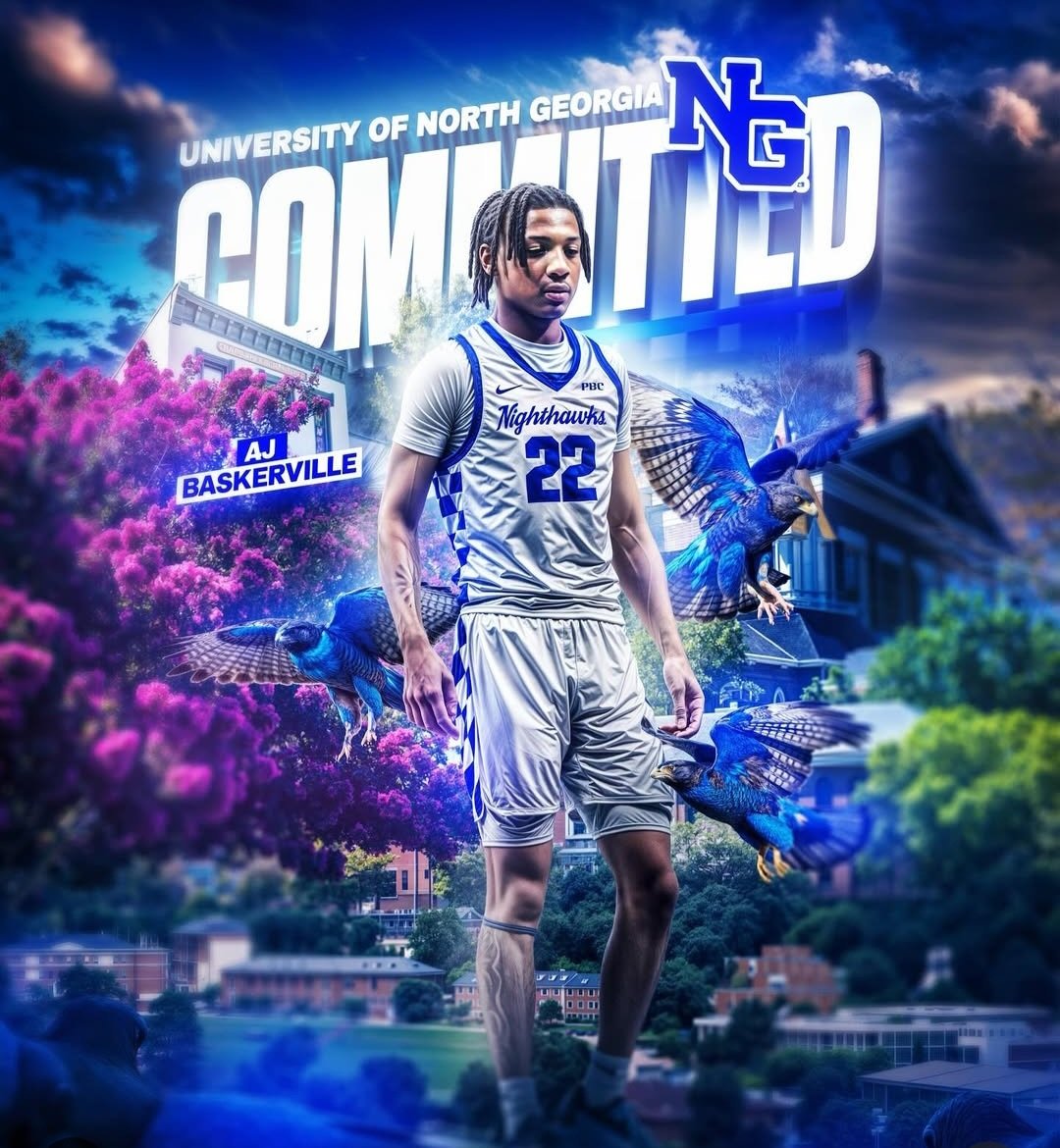 Congratulations to former Flight 22 Prep Academy standout &amp; <a href="/Montreat_MBB/">Montreat Men’s Basketball</a> Freshman of the Year <a href="/AJBaskervillee/">AJ Baskerville</a> on his commitment to <a href="/UNGMBB/">UNG Men's Basketball</a>.
We are excited to watch your continued growth &amp; journey!  Process Driven!
#F22culture #f22brotherhood
<a href="/Relentless_Hoop/">Relentless Hoops</a>