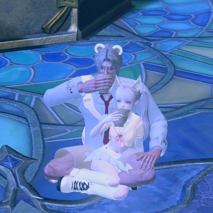 차 같이 마시깅