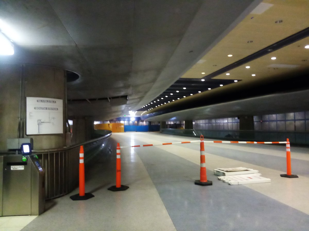 First time above ground at the comically overbuilt (yet apparently extremely leaky) silver line Courthouse Station in Boston