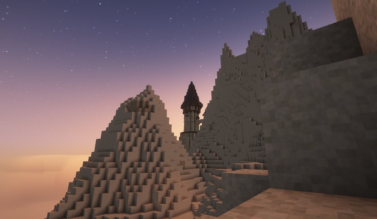 Another cosy evening on the SMP 🌙

the stars are out, the tower’s lit, and the mountains feel a little gentler at bedtime.

curling up soon — tomorrow holds more magic.

#WitchHazelSMP 🕯️🍄✨