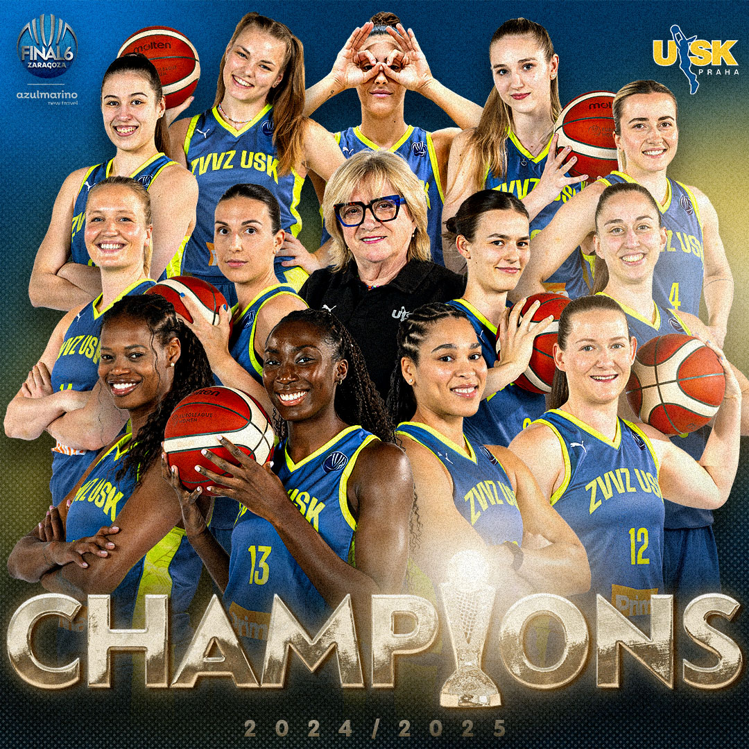 ZVVZ USK PRAHA WIN THEIR SECOND #EUROLEAGUEWOMEN TITLE 🏆🏆