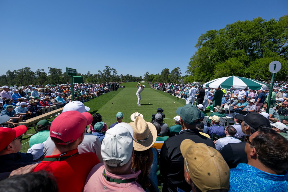 Sunday afternoon at Augusta National. #themasters