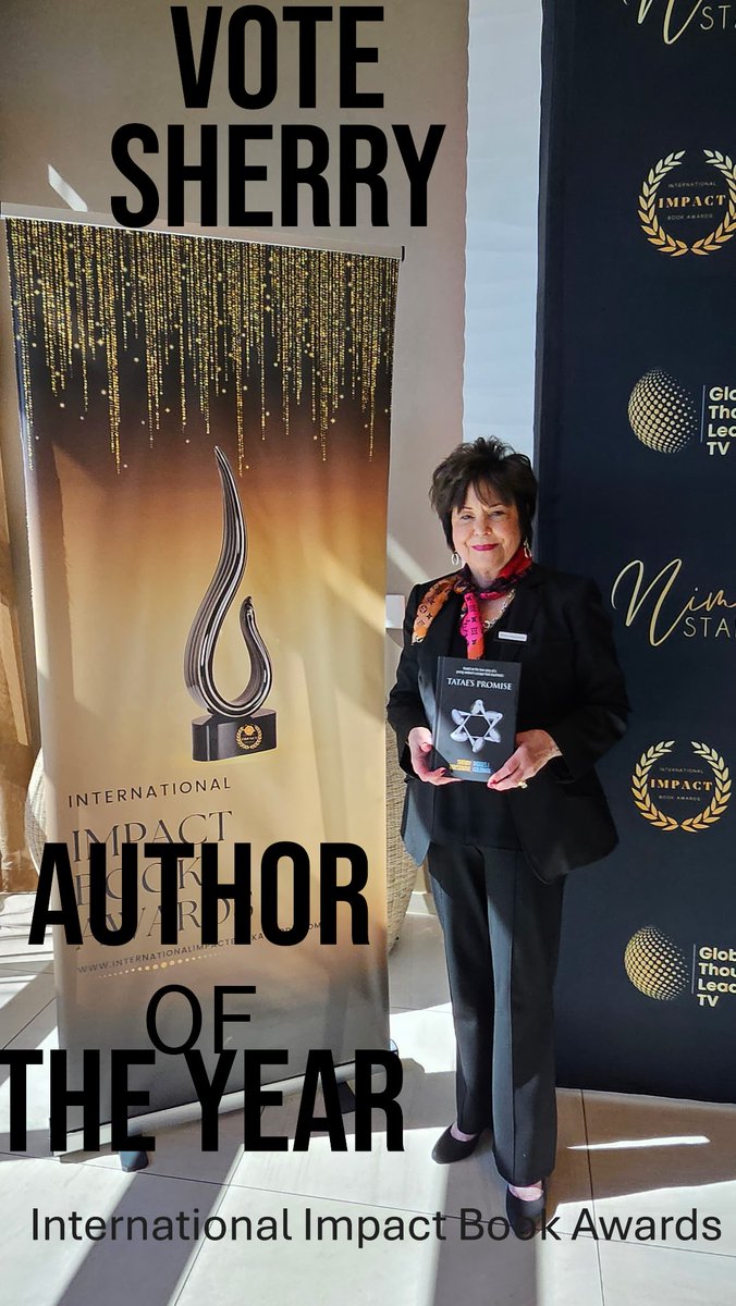SherryMaysonave's tweet image. Two days remain to vote for "Author of the Year!" Enter Author: Sherry Maysonave; Book Title: Tatae's Promise. Winner of 13 awards to date; based on true story.  #DartFrogBooks #InternationalImpactBookAwards Voting link: internationalimpactbookawards.com/public-voting.…