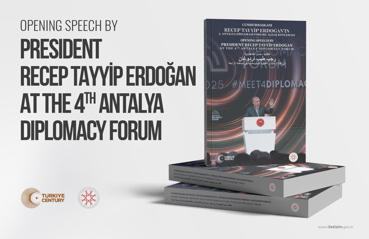 Organised under the auspices of our President Recep Tayyip Erdoğan and hosted by our Minister of Foreign Affairs Hakan Fidan, the Fourth Edition of the Antalya Diplomacy Forum is once again featured as one of the prominent meeting points of global diplomacy.

The Antalya