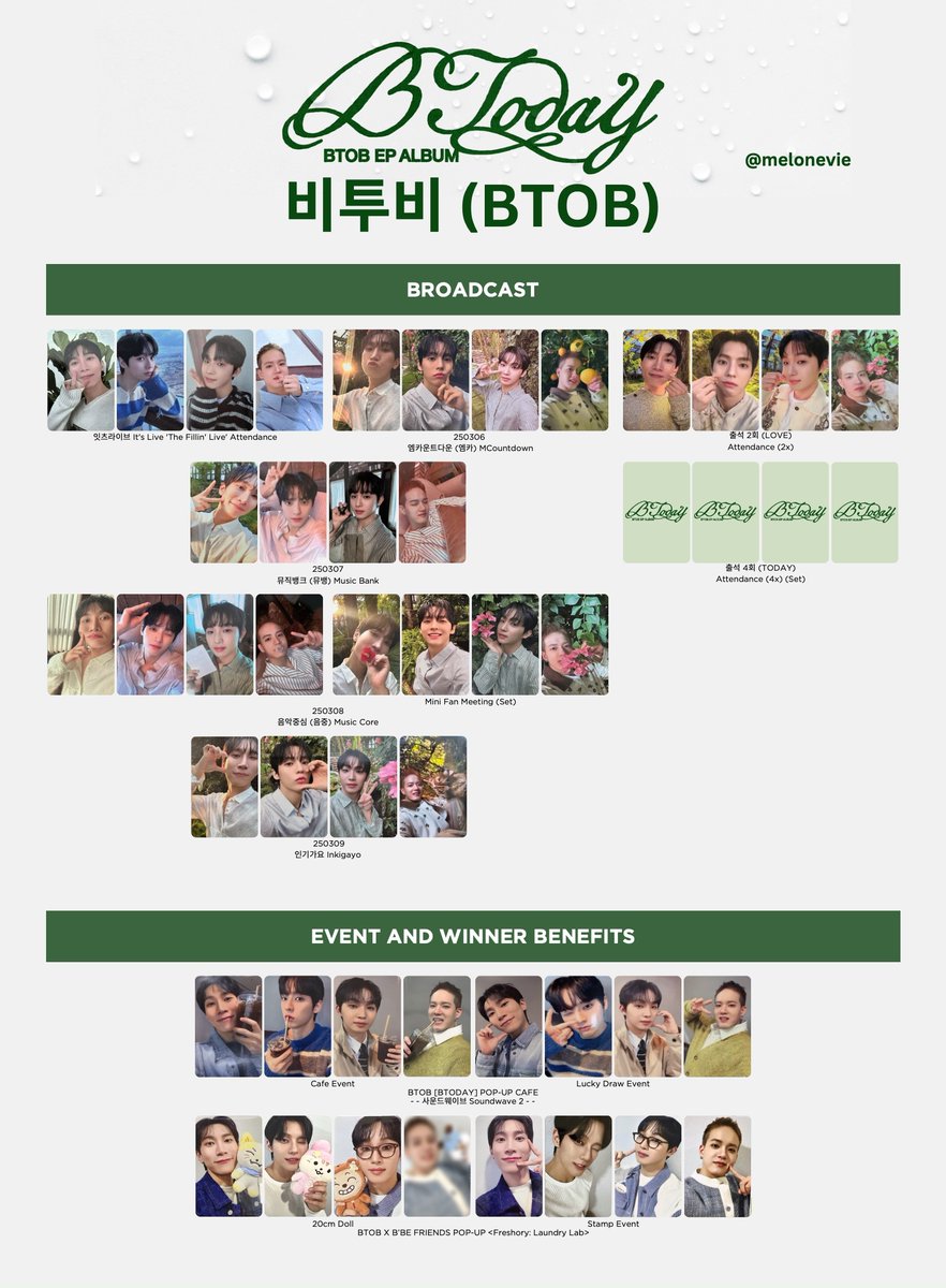BTOB ‘BTODAY’ Photocard Template
Full Group

비투비 BTOB BTODAY 포카 리스트
서은광 이민혁 임현식 프니엘 seo eunkwang lee minhyuk lim hyunsik peniel
#비투비 #BTOB #BECOMING_PROJECT #BTODAY #LOVETODAY