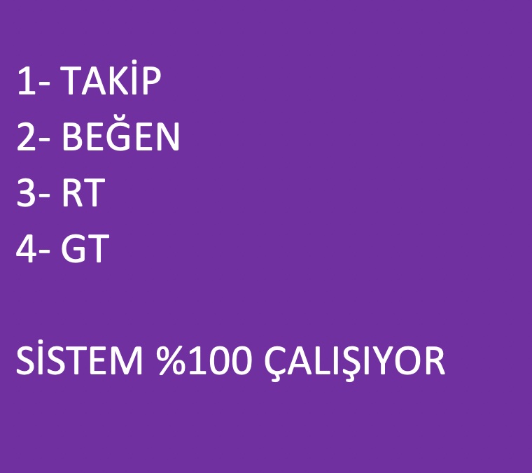 Geri Takip (@xgeritakip) on Twitter photo 👑<a href="/XGeriTakip/">Geri Takip</a> sayfasını takip et✅
👑 GT yaz✅
👑 RT yap✅
👑 GT yazanları takip et✅
👑 seni takip edenleri TAKİP ET✅ 👑<a href="/XGeriTakip/">Geri Takip</a> sayfasını takip et✅
👑 GT yaz✅
👑 RT yap✅
👑 GT yazanları takip et✅
👑 seni takip edenleri TAKİP ET✅