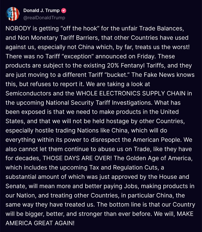 Fetanyl Tariffs 