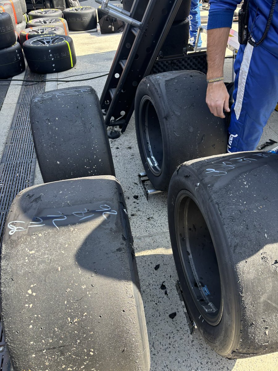 Tires look pretty good so far.