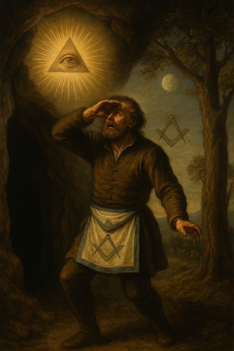 Salir de la cueva es solo el comienzo...
Dejar atrás la oscuridad representa el despertar hacia la luz del conocimiento, la verdad y el entendimiento. 

#Masonería #Simbolismo #Renacimiento #LuzYOscuridad #Conocimiento #Iniciación