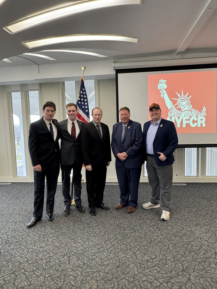 Bobby Walker (@realbobbywalker) on Twitter photo Honored to address the <a href="/NYFCRs/">New York Federation of College Republicans</a> convention at my alma mater, <a href="/ualbany/">University at Albany</a>. Big congrats to Chairman John Parker on a strong tenure and to newly minted Chairman Steven Margolis on his election. The future of our movement is bright.
As I run to lead the <a href="/NYSYR/">New York State Young Republicans</a>, I’m committed to Honored to address the <a href="/NYFCRs/">New York Federation of College Republicans</a> convention at my alma mater, <a href="/ualbany/">University at Albany</a>. Big congrats to Chairman John Parker on a strong tenure and to newly minted Chairman Steven Margolis on his election. The future of our movement is bright.
As I run to lead the <a href="/NYSYR/">New York State Young Republicans</a>, I’m committed to