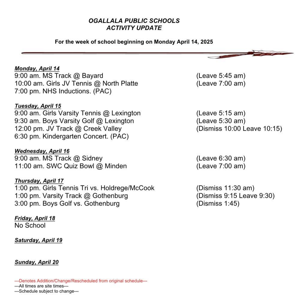 📣 Activity update for the week of April 14. 

#CultureOfConfidence