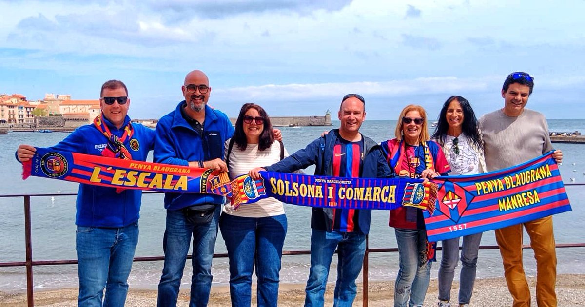 JSendarrubias's tweet photo. Cap de Setmana representant la Penya Barcelonista Solsona i Comarca, en l'Aniversari de la Penya de Cotlliure.
Cotlliure ens ha acollit d'una forma Espectacular a tots els Culers i TOTes les Penyes que ens i em desplaçat.
#FCBarcelona
#Barça
#Cotlliure
#SolsonaPenyaFCB https://t.co/Sdfg8aDxt1