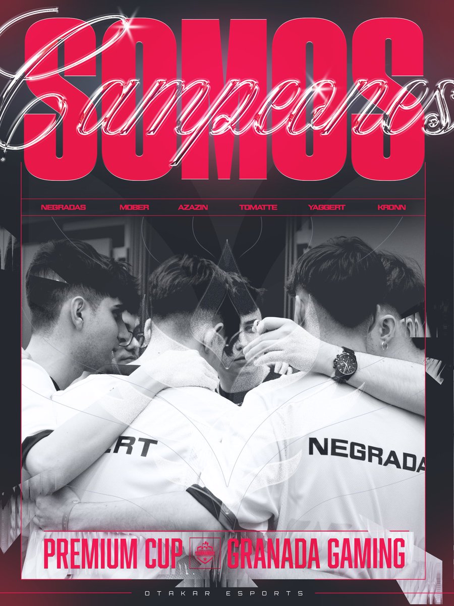 Otakar Esports (@otakar_esports) on Twitter photo ๐SOMOS CAMPEONES๐
De la Premium Cup <a href="/granadagaming/">Granada Gaming Festival ๐ฎ</a>
-Bombardini Azazini๐ชฟ
-Bombardino Moberino๐
-Triliri Negrala ๐ฆ
-Prim Prim Yaggertin ๐ณ
-Tung Tung Tung Tomattun๐
-Tripi Tropi KronNpa๐
๐ซตLO HICIERON๐ซต
GGs <a href="/LotusKnights/">Lotus Knights: ZERO</a>
#NacidosParaReinar ๐ ๐SOMOS CAMPEONES๐
De la Premium Cup <a href="/granadagaming/">Granada Gaming Festival ๐ฎ</a>
-Bombardini Azazini๐ชฟ
-Bombardino Moberino๐
-Triliri Negrala ๐ฆ
-Prim Prim Yaggertin ๐ณ
-Tung Tung Tung Tomattun๐
-Tripi Tropi KronNpa๐
๐ซตLO HICIERON๐ซต
GGs <a href="/LotusKnights/">Lotus Knights: ZERO</a>
#NacidosParaReinar ๐