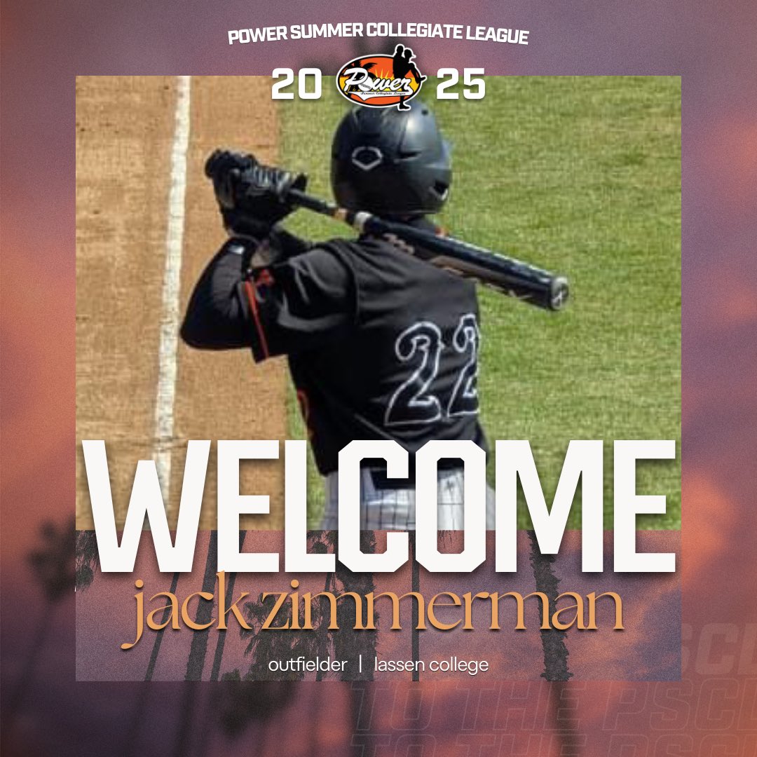 𝗣𝗦𝗖𝗟 (@pscl2025) on Twitter photo WELCOME🌴
<a href="/JackZimmerman05/">Jack Zimmerman</a> OF
Lassen College🏔️
Zimmerman is batting .304 w/ 10 2B for <a href="/LassenBaseball/">Lassen College Baseball</a> on the 2025 season!
PLAYERS apply for the 2025 season here!⬇️
psclbaseball.com/apply/ WELCOME🌴
<a href="/JackZimmerman05/">Jack Zimmerman</a> OF
Lassen College🏔️
Zimmerman is batting .304 w/ 10 2B for <a href="/LassenBaseball/">Lassen College Baseball</a> on the 2025 season!
PLAYERS apply for the 2025 season here!⬇️
psclbaseball.com/apply/