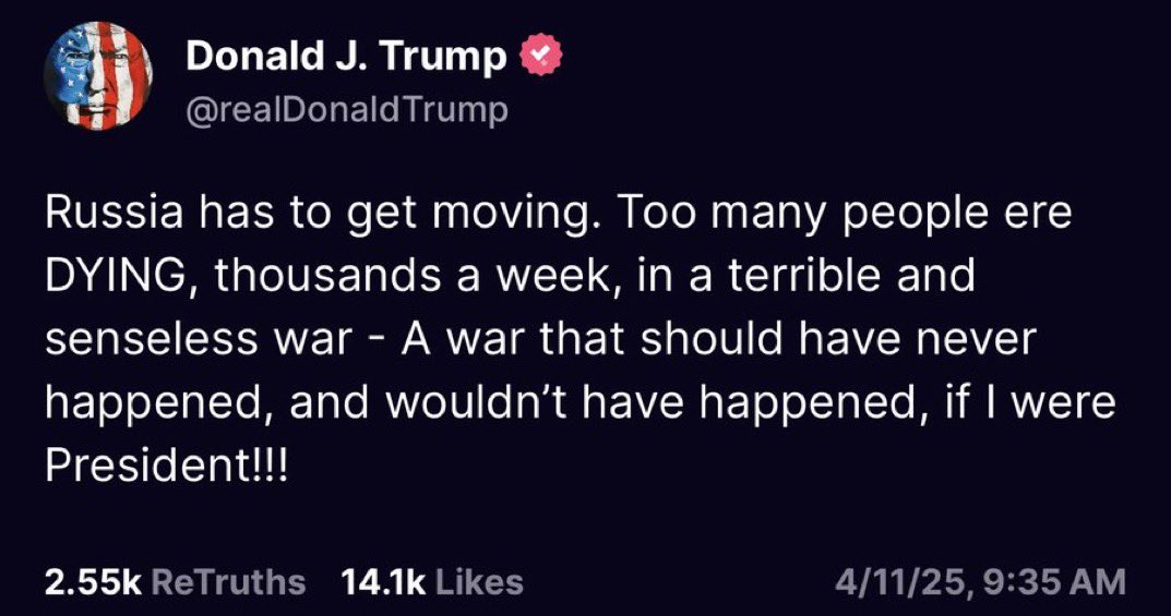 Kel Varnsen 🇺🇸 🦅kelvarnsen.bsky.social (@_kel_varnsen_) on Twitter photo <a href="/Karlton111/">Karl🇺🇸Winning!🇺🇸</a> <a href="/KsLiberal/">Kansas Liberal</a> <a href="/cbeckj/">Carol</a> <a href="/Berlinstweets/">Berlin</a> <a href="/saltbeefsandwch/">Mario Matters</a> <a href="/HeartlessCreat5/">Heartless Creatures</a> <a href="/Browns_Fan_Here/">BIden is TERRIFIED of Trump 🇺🇲✝️</a> <a href="/NatashaForTrump/">🌺La Femme 🌺</a> <a href="/Republicrat14/">Republicrat</a> <a href="/LentSjaak/">Sjaak Lent</a> <a href="/skeeduu/">skeeduu🇺🇸</a> <a href="/Synyster63/">Sugar Plum</a> <a href="/AggressiveDem/">Eric</a> <a href="/MistressRedWasp/">💢ᖇᘿᕲᘺᗩSᕵ💢</a> <a href="/BrillDarren/">darren brill</a> <a href="/Sinner_Lilith/">💋 DigiLilith 😈</a> <a href="/2457klhu/">Larry</a> <a href="/FireBidenNow/">Jake Sully</a> <a href="/backtobacktoday/">ari</a> <a href="/whagyjr/">wayno</a> <a href="/JohnOz1900/">JohnOz1900</a> <a href="/Tracey_K/">MAGA Christian Deplorable</a> <a href="/VinceGottalotta/">🇺🇸 Vin 🇺🇸</a> <a href="/_CapitalOffense/">Trouble, Big Time</a> <a href="/FriendsOfJoe33/">TrumperLionsRUS</a> <a href="/Jeff23645831/">Jeff</a> <a href="/Lietdansnewlegs/">Lt. Dan’s New Legs</a> <a href="/NotSoSilentBob1/">Bob</a> <a href="/perinejennifer5/">America First Patriot Jennifer 🇺🇸🇺🇸🇺🇸</a> <a href="/JimlikesBB/">Jim Lucas</a> <a href="/JagmeetScheer/">Rupert WiggleBottom IV</a> <a href="/giddy_bunny/">Giddy Bunny</a> <a href="/itisjustmebabe/">Belle</a> <a href="/TeekeeMon/">🍹🗿 тєєкєємση 🌴🍸</a> <a href="/emsops/">Ja𝕏on 😎</a> <a href="/DumaineJaquette/">TorriTruth</a> <a href="/Pis0Mojado/">Trump Krushed Kamala</a> <a href="/deanandersonnyc/">Dean</a> <a href="/Sasquatch4eva/">Sasquatch MA</a> <a href="/HamRadioJoe/">Montana, Joe</a> <a href="/WhimsyTX/">JJ 🇺🇸 🇺🇦 </a> <a href="/twitburd1/">Conman</a> <a href="/VIEWontheRIGHT/">VIEW on the RIGHT</a> <a href="/Kelledin/">Frank Schaefer</a> <a href="/TheAngryPundit/">𝐓𝐡𝐞 𝐀𝐧𝐠𝐫𝐲 𝐏𝐮𝐧𝐝𝐢𝐭 - 🄵🄰🄺🄴-🄱🄾🅃</a> <a href="/jdd2169/">VoodooChild</a> Trump on Friday, begging Putin to stop the war. <a href="/Karlton111/">Karl🇺🇸Winning!🇺🇸</a> <a href="/KsLiberal/">Kansas Liberal</a> <a href="/cbeckj/">Carol</a> <a href="/Berlinstweets/">Berlin</a> <a href="/saltbeefsandwch/">Mario Matters</a> <a href="/HeartlessCreat5/">Heartless Creatures</a> <a href="/Browns_Fan_Here/">BIden is TERRIFIED of Trump 🇺🇲✝️</a> <a href="/NatashaForTrump/">🌺La Femme 🌺</a> <a href="/Republicrat14/">Republicrat</a> <a href="/LentSjaak/">Sjaak Lent</a> <a href="/skeeduu/">skeeduu🇺🇸</a> <a href="/Synyster63/">Sugar Plum</a> <a href="/AggressiveDem/">Eric</a> <a href="/MistressRedWasp/">💢ᖇᘿᕲᘺᗩSᕵ💢</a> <a href="/BrillDarren/">darren brill</a> <a href="/Sinner_Lilith/">💋 DigiLilith 😈</a> <a href="/2457klhu/">Larry</a> <a href="/FireBidenNow/">Jake Sully</a> <a href="/backtobacktoday/">ari</a> <a href="/whagyjr/">wayno</a> <a href="/JohnOz1900/">JohnOz1900</a> <a href="/Tracey_K/">MAGA Christian Deplorable</a> <a href="/VinceGottalotta/">🇺🇸 Vin 🇺🇸</a> <a href="/_CapitalOffense/">Trouble, Big Time</a> <a href="/FriendsOfJoe33/">TrumperLionsRUS</a> <a href="/Jeff23645831/">Jeff</a> <a href="/Lietdansnewlegs/">Lt. Dan’s New Legs</a> <a href="/NotSoSilentBob1/">Bob</a> <a href="/perinejennifer5/">America First Patriot Jennifer 🇺🇸🇺🇸🇺🇸</a> <a href="/JimlikesBB/">Jim Lucas</a> <a href="/JagmeetScheer/">Rupert WiggleBottom IV</a> <a href="/giddy_bunny/">Giddy Bunny</a> <a href="/itisjustmebabe/">Belle</a> <a href="/TeekeeMon/">🍹🗿 тєєкєємση 🌴🍸</a> <a href="/emsops/">Ja𝕏on 😎</a> <a href="/DumaineJaquette/">TorriTruth</a> <a href="/Pis0Mojado/">Trump Krushed Kamala</a> <a href="/deanandersonnyc/">Dean</a> <a href="/Sasquatch4eva/">Sasquatch MA</a> <a href="/HamRadioJoe/">Montana, Joe</a> <a href="/WhimsyTX/">JJ 🇺🇸 🇺🇦 </a> <a href="/twitburd1/">Conman</a> <a href="/VIEWontheRIGHT/">VIEW on the RIGHT</a> <a href="/Kelledin/">Frank Schaefer</a> <a href="/TheAngryPundit/">𝐓𝐡𝐞 𝐀𝐧𝐠𝐫𝐲 𝐏𝐮𝐧𝐝𝐢𝐭 - 🄵🄰🄺🄴-🄱🄾🅃</a> <a href="/jdd2169/">VoodooChild</a> Trump on Friday, begging Putin to stop the war.