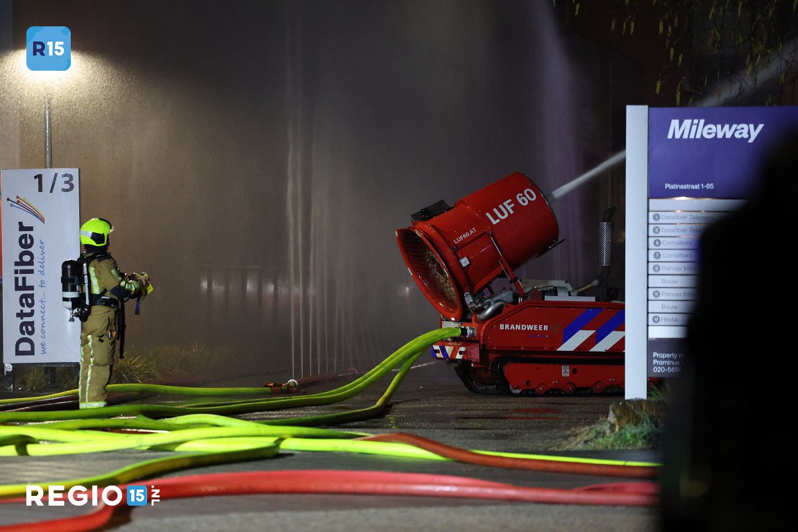 vrhbas's tweet image. Afgelopen dinsdag is het team ingezet voor de bestrijding van een zeer grote brand aan de Goudstraat in Zoetermeer