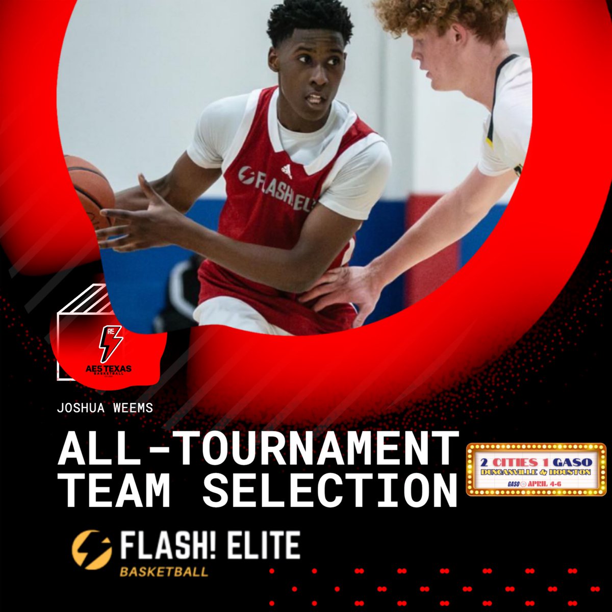 Flash! Elite - AE5 TX, Adidas Program (@flashelite2) on Twitter photo Good work <a href="/imjoshweems/">Joshua Weems</a> πͺ Shoutout to <a href="/TexasHoopsGASO/">TexasHoops/GASO π</a> last weekend, thanks for having us! Good work <a href="/imjoshweems/">Joshua Weems</a> πͺ Shoutout to <a href="/TexasHoopsGASO/">TexasHoops/GASO π</a> last weekend, thanks for having us!